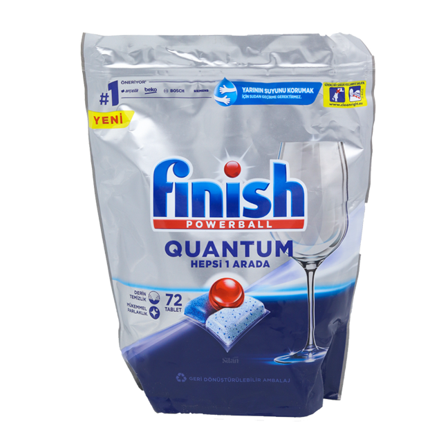 قرص ظرفشویی فینیش مدل کوانتوم 72 عددی ا Finish Quantum Dishwasher Tablets Pack Of 72