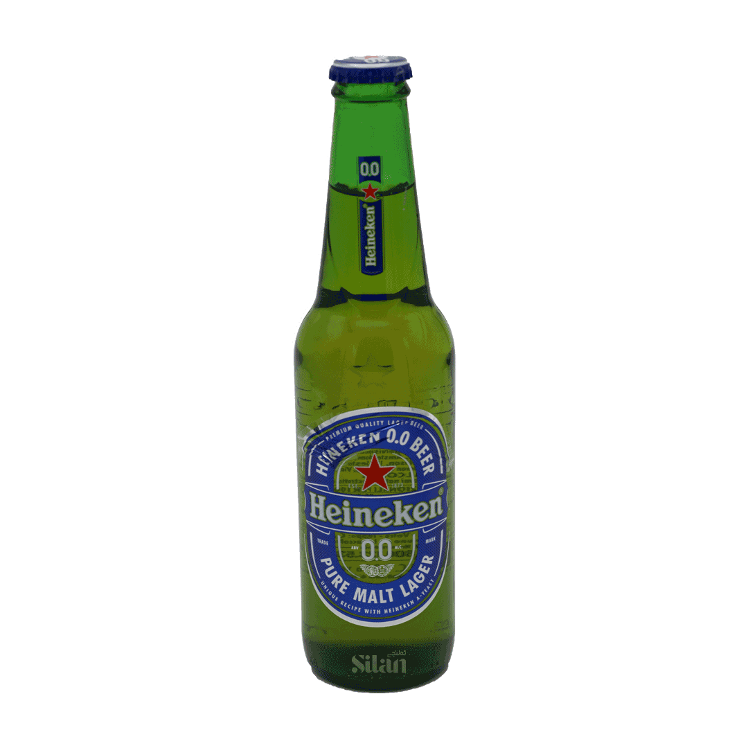 آبجو بدون الکل هنیکن شیشه ای - Heineken 3 آبجو بدون الکل هاینیکن شیشه ای