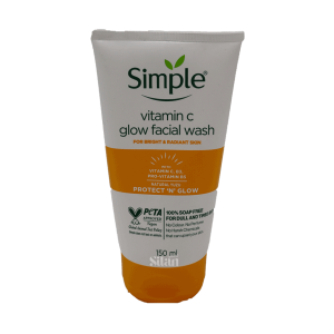 ژل شستشو صورت سیمپل SIMPLE مدل GLOW FACIAL WASH