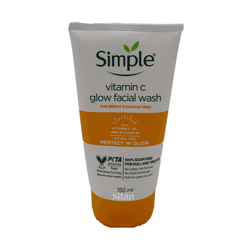 ژل شستشو صورت سیمپل - Simple Glow Facial Wash 3 ژل شستشو صورت سیمپل SIMPLE مدل GLOW FACIAL WASH