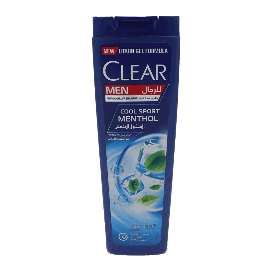 شامپو مردانه کلیر اصل اماراتی مدل CLEAR Cool Sport Menthol 3 شامپو مردانه کلیر اصل اماراتی مدل CLEAR Cool Sport Menthol