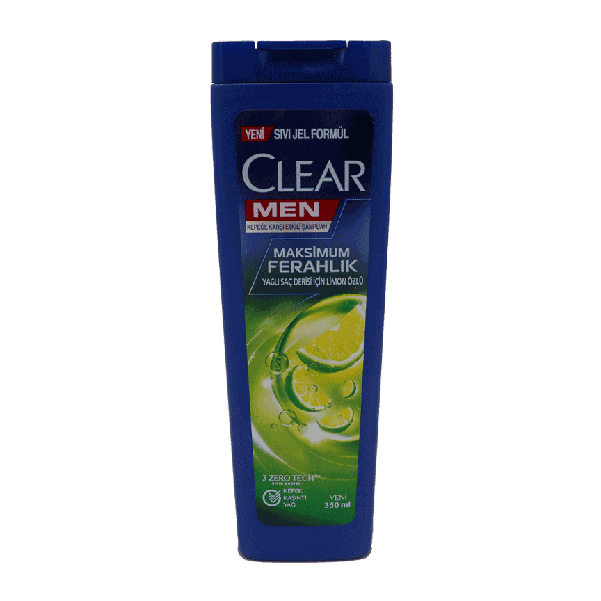 شامپو مردانه کلیر اصل اماراتی مدل CLEAR Maksimum Ferahlık 3 شامپو مردانه کلیر اصل اماراتی مدل CLEAR Maksimum Ferahlık