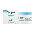 Simple Water Boost Skin Quench Sleeping Cream 50 ml