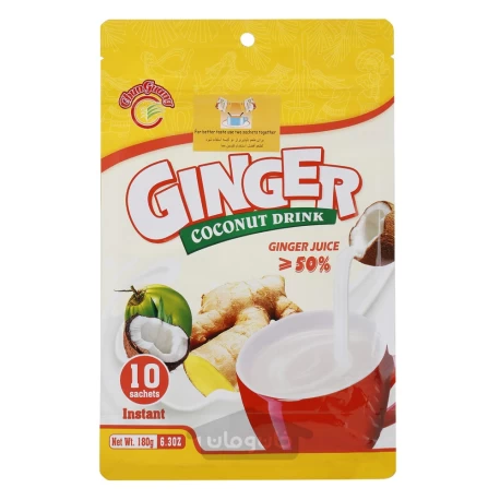 نوشیدنی نارگیل زنجبیل جینجر 180 گرم چانگوئنگ Chunguang ا Chunguang ginger coconut drink 180g 3 نوشیدنی نارگیل زنجبیل جینجر 180 گرم چانگوئنگ Chunguang ا Chunguang ginger coconut drink 180g