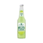 A LeCoq Virgin Green alcohol free cocktail drink with Mojito flavor 330 ml