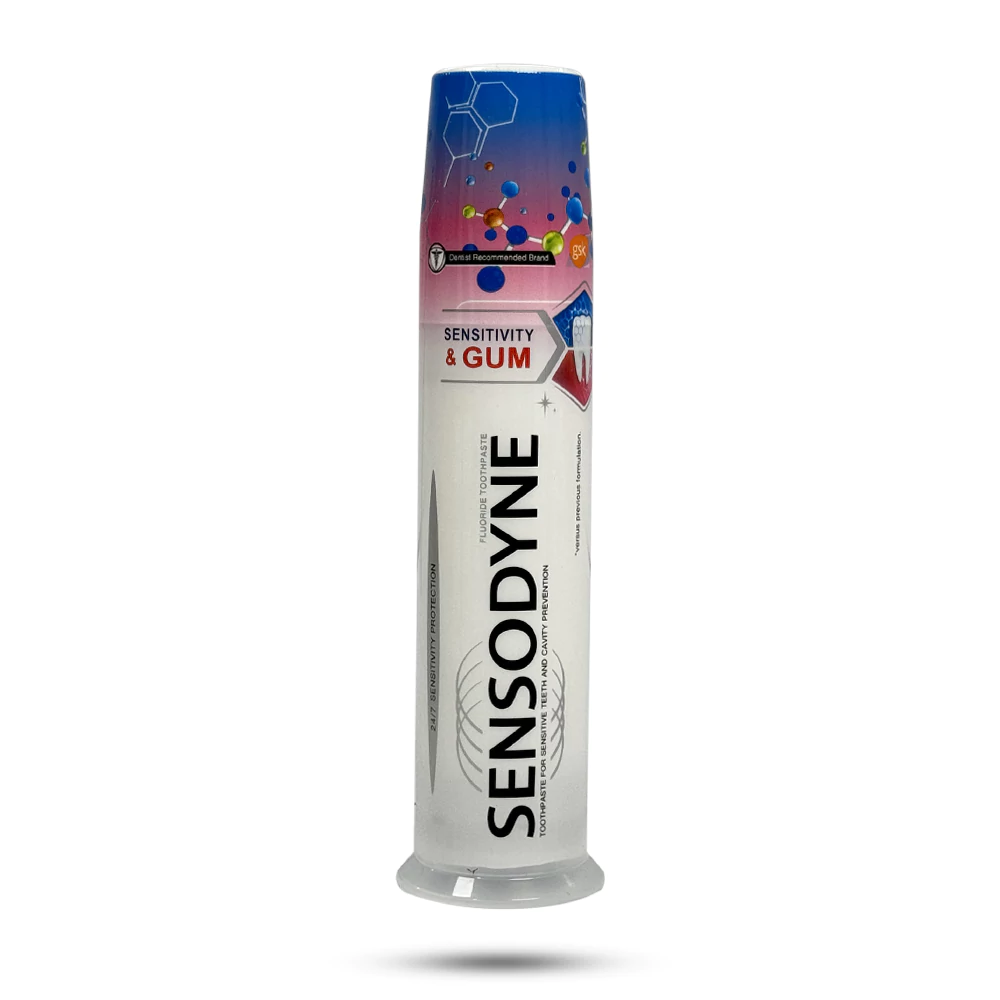 خمیردندان پمپی سنسوداین Sensodyne Sensitivity & Gum سفید کننده 100 میل