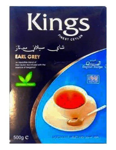 چای سیاه ارل گری (عطری) کینگس 500گرمی Kings Earl Grey Tea