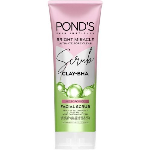 اسکراب ضد جوش صورت پوندز Ponds BHA Clay وزن 100 گرم 3 اسکراب ضد جوش صورت پوندز Ponds BHA Clay وزن 100 گرم
