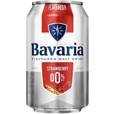 نوشیدنی مالت بدون الکل باواریا با طعم توت فرنگی 330 میلی لیتر Bavaria 3 نوشیدنی مالت بدون الکل باواریا با طعم توت فرنگی 330 میلی لیتر Bavaria