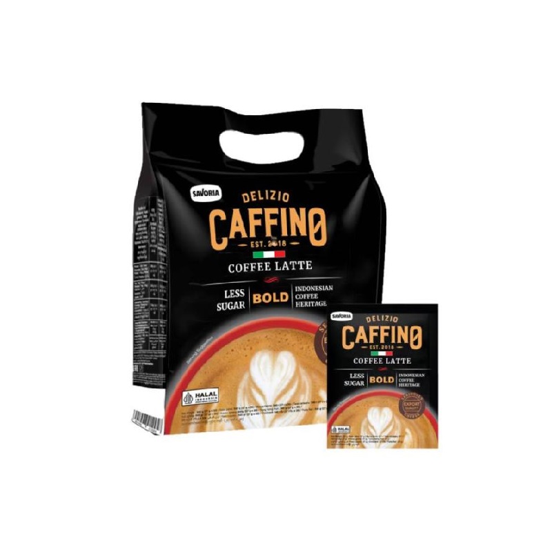 کافه لاته کم شکر کافینو Caffino Coffee Latte بسته 20 عددی 3 کافه لاته کم شکر کافینو Caffino Coffee Latte بسته 20 عددی
