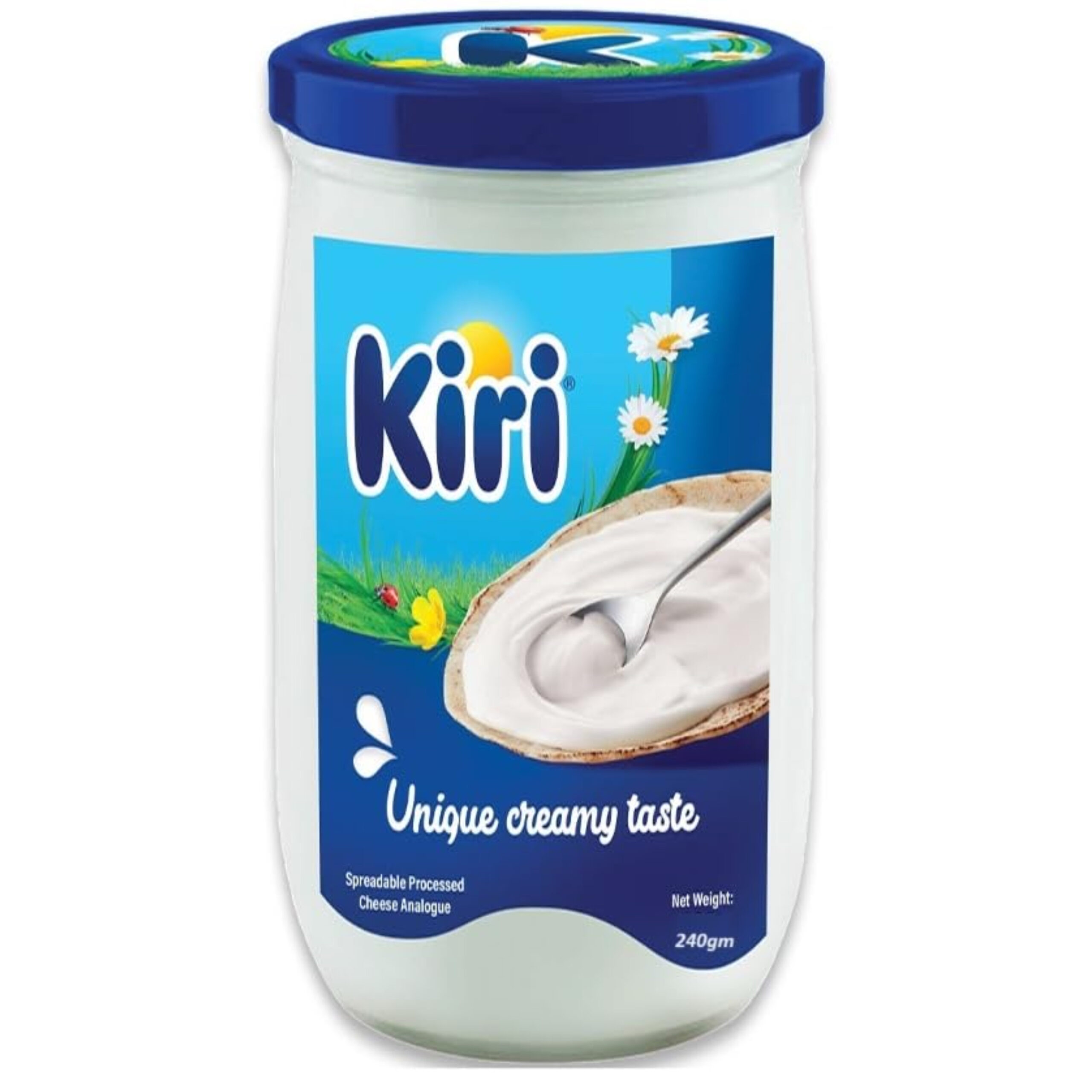 ظرف شیشه ای240گرم پنیر کیریkiri 3 ظرف شیشه ای240گرم پنیر کیریkiri
