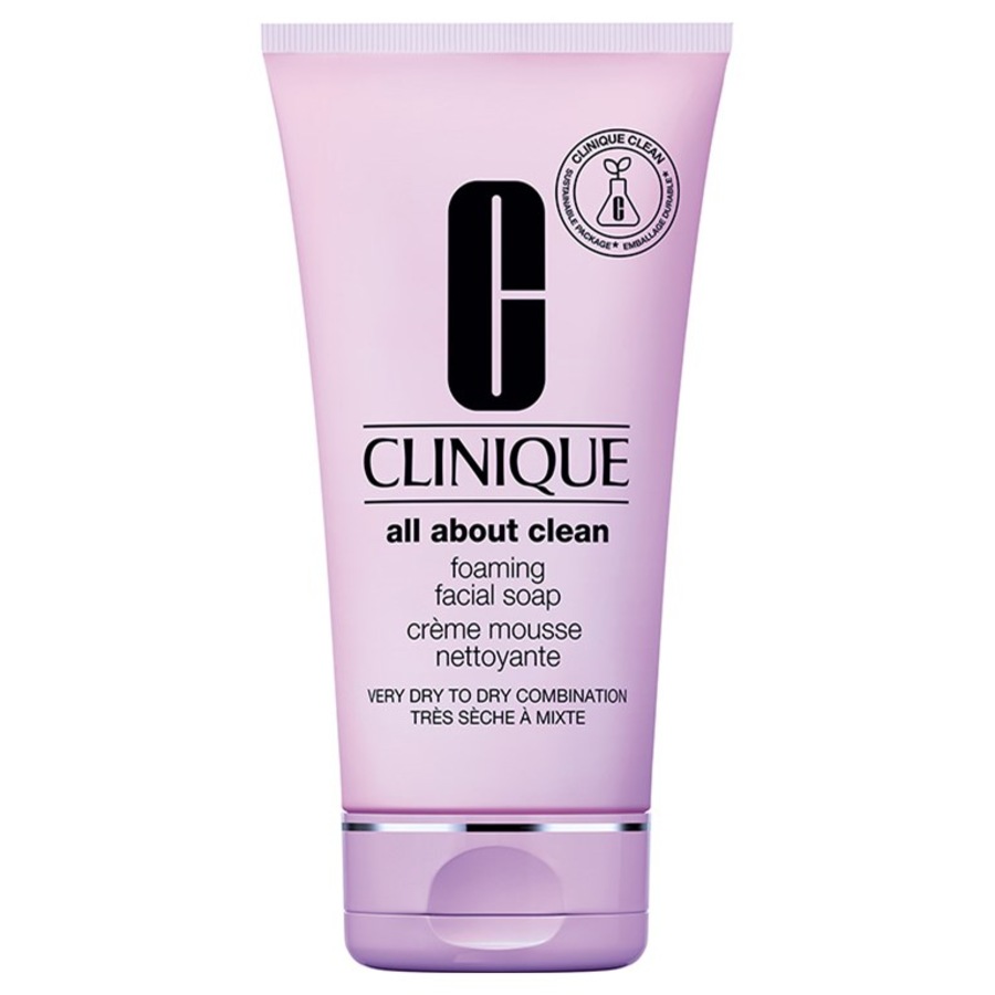فوم شوینده صورت پوست خشک و مختلط کلینیک مدل All About Clean Clinique All About Clean Foaming Facial Soap