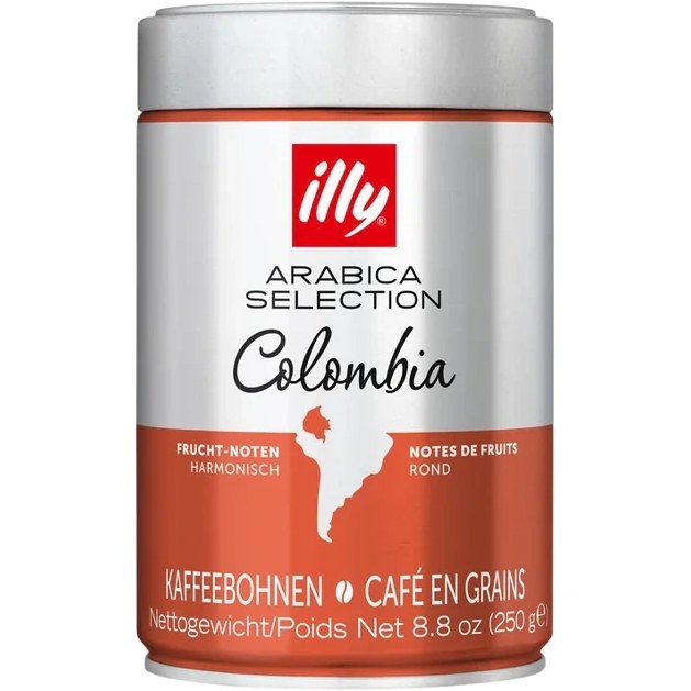 دانه قهوه الی Illy کلمبيا قوطی 250 گرم مدل Colombia 3 دانه قهوه الی Illy کلمبيا قوطی 250 گرم مدل Colombia