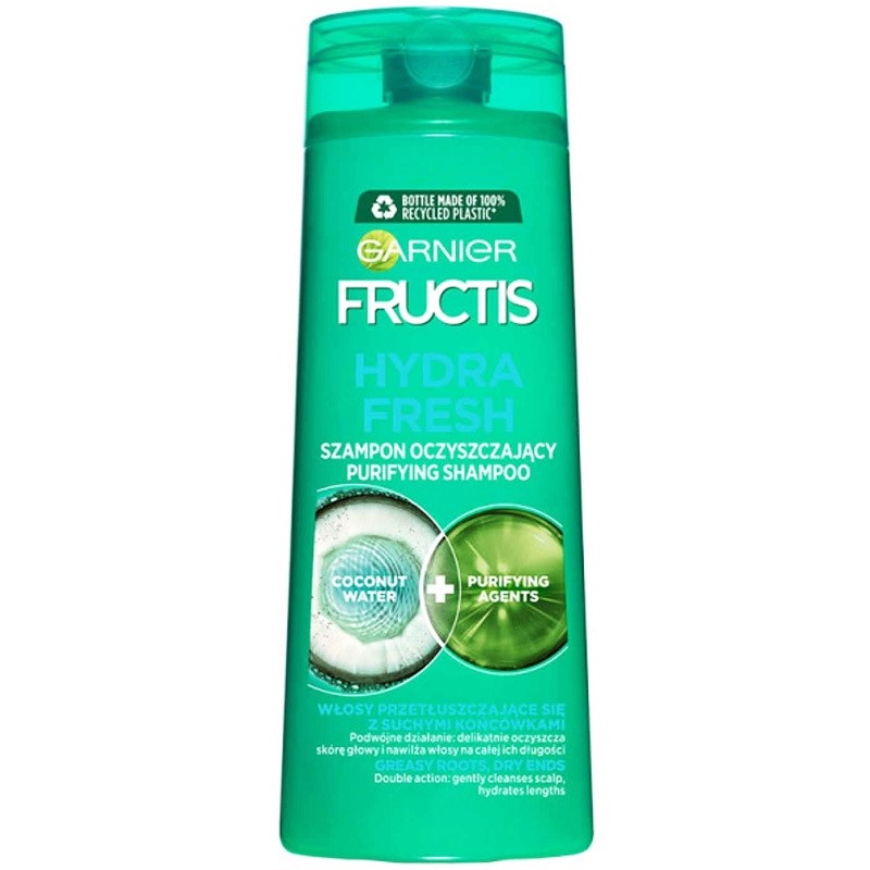 شامپو آبرسان آب نارگیل گارنیه هیدرا فرش Garnier Hydra Fresh حجم 400 میلی لیتر