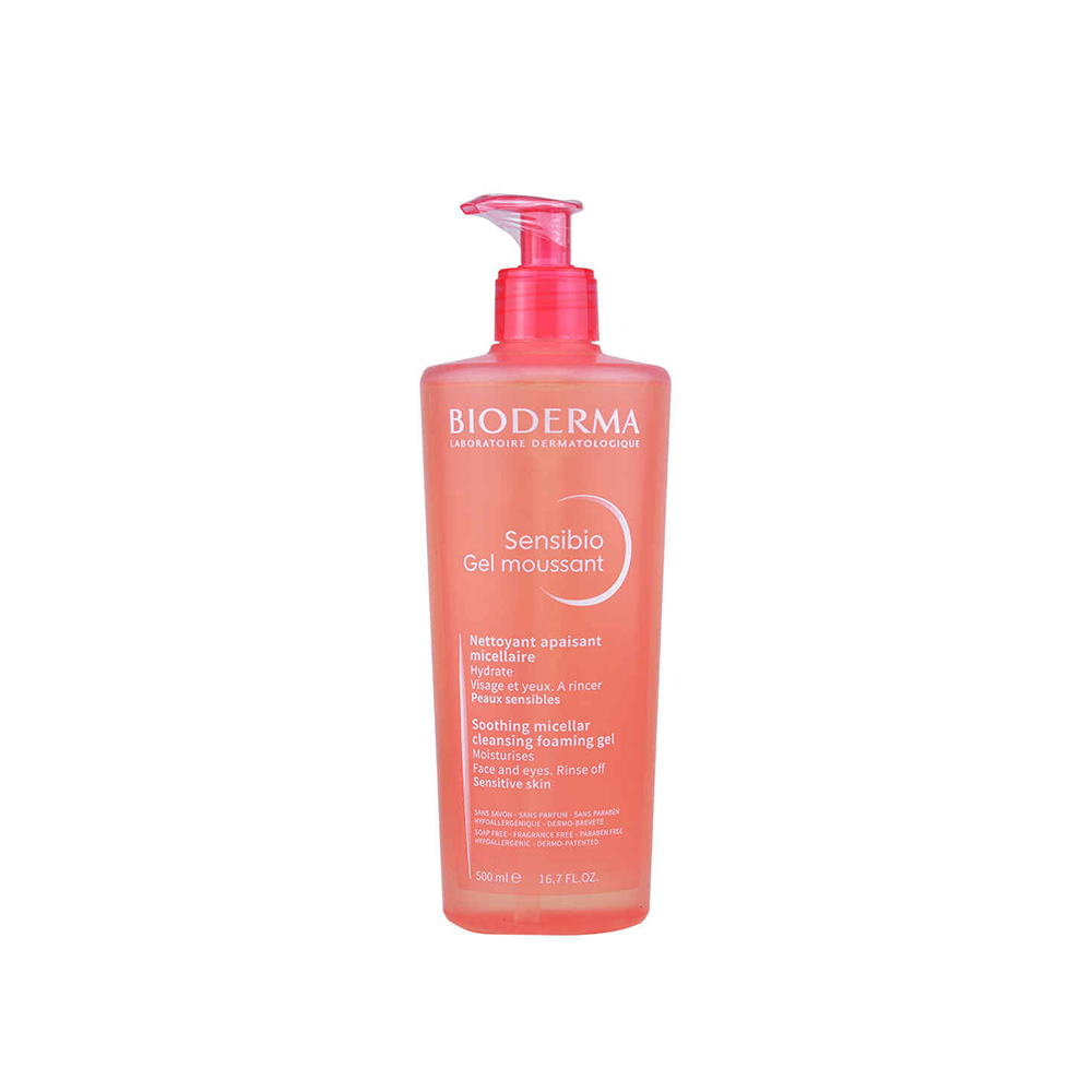 ژل شستشوی صورت پوست حساس تا نرمال بایودرما BIODERMA Sensibio Gel moussant