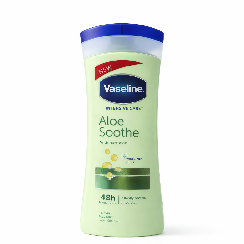 لوسیون بدن وازلین Intensive Care مدل Aloe Soothe – حجم ۴۰۰ میلیلیتر